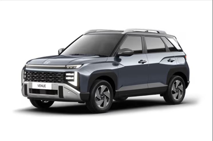 Hazel Blue with Abyss Black Roof